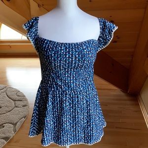 One piece off the shoulder bathing suit